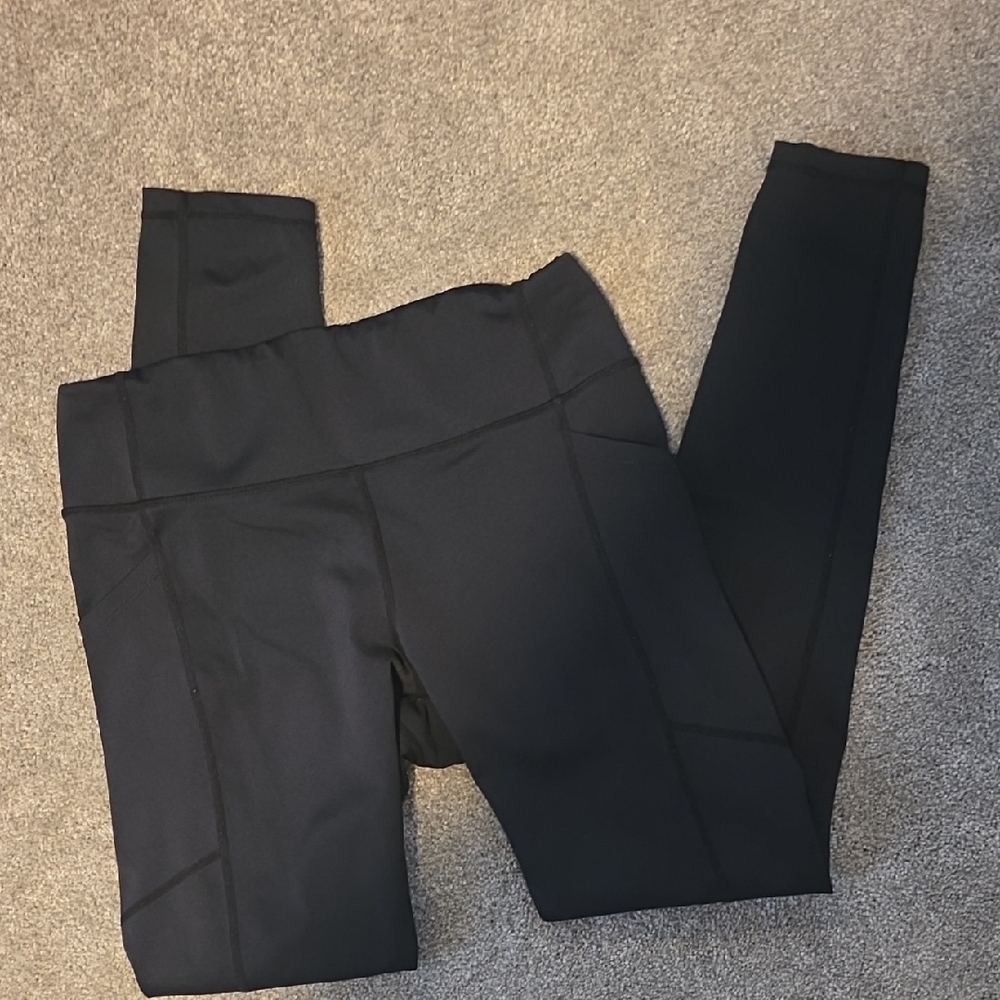 Kiava 28" Black Active Leggings